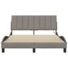vidaXL Rama ł&oacute;żka bez materaca, Hanko, taupe, 120x200 cm, obita tkaniną