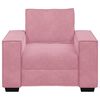 vidaXL Sofa Fotel R&oacute;żowy 100x78x84 cm Aksamit