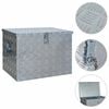 vidaXL Aluminiowa skrzynia, 610 x 430 x 455 mm, srebrna