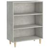 vidaXL Szafka, szarość betonu 69,5x32,5x90 cm, materiał drewnopochodny
