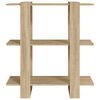 vidaXL Regał na książki/przegroda, dąb sonoma, 80x30x87 cm
