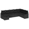 vidaXL Zestaw Sof na Ogr&oacute;d z poduszką 8 pcs polirattan