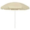 vidaXL Parasol plażowy, piaskowy ż&oacute;łty, 240 cm