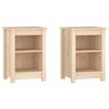 vidaXL Szafki nocne, 2 szt., 40x35x55 cm, lite drewno sosnowe