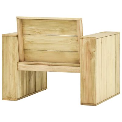 vidaXL Krzesło ogrodowe, 89x76x76 cm, impregnowane drewno sosnowe