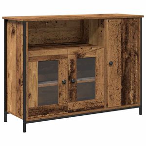 vidaXL Bufet Stare drewno 100 x 35 x 75 cm