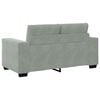 vidaXL Sofa dwuosobowa Jasnoszara 160x77x82 cm Aksamit