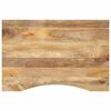 vidaXL Blat biurka, z wycięciem, 100x60x2,5 cm, surowe drewno mango