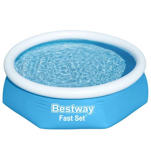 Bestway Nadmuchiwany basen Fast Set, okrągły, 244 x 61 cm, 57265