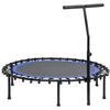 vidaXL Trampolina fitness z uchwytem i nakładką ochronną, 122 cm