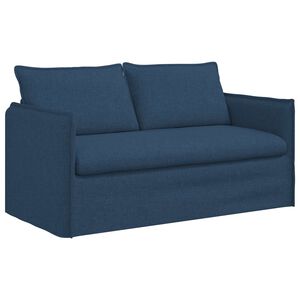 vidaXL Sofa Niebieski 156 x 82 x 85 cm tkanina