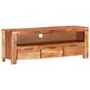 vidaXL Szafka pod telewizor, 110x30x40 cm, lite drewno akacjowe