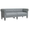 vidaXL Sofa Jasnoszary 201,5 x 74,5 x 74,5 cm Poliester