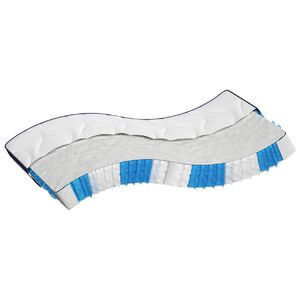 vidaXL Materac kieszeniowy, średnia twardość, 120x200 cm