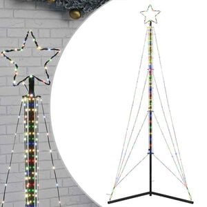 vidaXL Choinka LED 483 diody LED Kolorowa 240 cm
