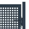 vidaXL Brama ogrodzeniowa Antracyt 102x175 cm Stal
