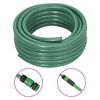 vidaXL Wąż ogrodowy z zestawem złączek, zielony, 0,5", 30 m, PVC