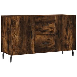 vidaXL Komoda, przydymiony dąb, 100x36x60 cm, materiał drewnopochodny