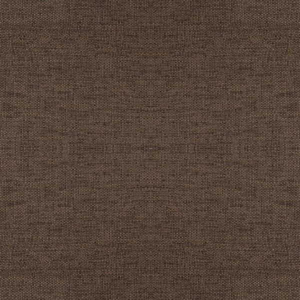 vidaXL Podn&oacute;żek z drewnianymi n&oacute;żkami, brązowy, obity tkaniną