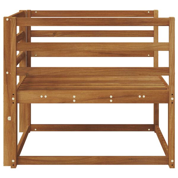 vidaXL Środkowa sofa ogrodowa Lite Drewno Akacji Naturalny