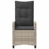 vidaXL Krzesło ogrodowe z regulowanym oparciem 56 x 60 x 112 cm