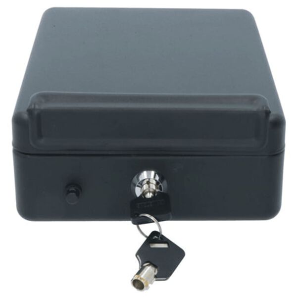 Carpoint Sejf samochodowy, stalowy, 22,5x16x7,5 cm, czarny