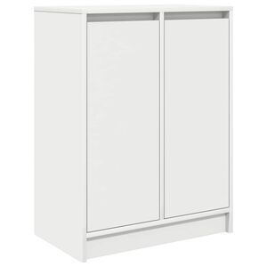 vidaXL Komoda Biała 57x34x76 cm Drewno klejone