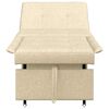 vidaXL Sofa Bed Kremowy 194 x 50 x 82 cm sklejka