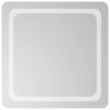 vidaXL Lustro łazienkowe z LED, 60x60 cm
