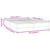 vidaXL Ł&oacute;żko typu Box Spring bez materaca Ciemnozielone 140x210 cm