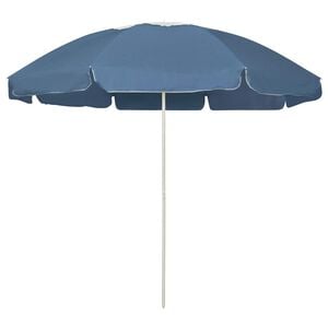 vidaXL Parasol plażowy, niebieski, 240 cm