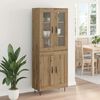 vidaXL Highboard Dąb rzemieślniczy 69,5 x 34 x 90 cm