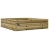 vidaXL Donica ogrodowa, 90x90x23 cm, impregnowane drewno sosnowe