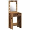 vidaXL Toaletka Stare drewno 50 x 41 x 135 cm Drewno inżynieryjne