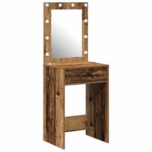 vidaXL Toaletka Stare drewno 50 x 41 x 135 cm Drewno inżynieryjne