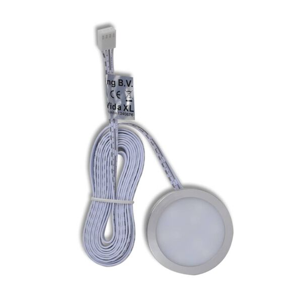 Podświetlenie LED, okrągłe, pod meble i szafki kuchenne (4 części)