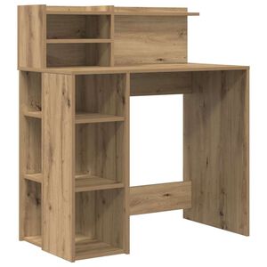 vidaXL Biurko Dąb rzemieślniczy Drewno inżynieryjne 90 x 48 x 101,5 cm