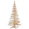 vidaXL Drewniana choinka KOTKA 180 cm Lite drewno sosnowe naturalny