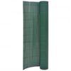 vidaXL Ogrodzenie dwustronne, 90 x 400 cm, zielone