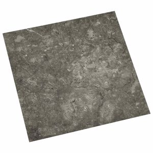 vidaXL Samoprzylepne Deski Podłogowe Czarny i szary 30,5 x 30,5 cm
