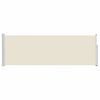vidaXL Wysuwana markiza boczna na taras, 100 x 300 cm, kremowa