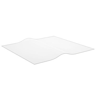 vidaXL Mata ochronna na stół, matowa, 70x70 cm, 2 mm, PVC