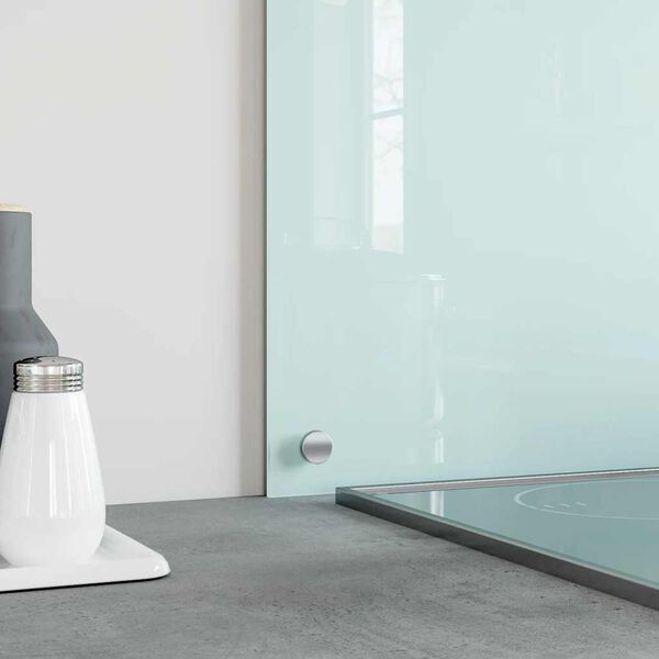 vidaXL Panel ochronny do kuchni, mleczny, 70x40 cm, szkło hartowane