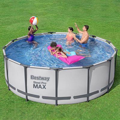 Bestway Basen ogrodowy Steel Pro MAX z akcesoriami, okrągły, 396x122cm