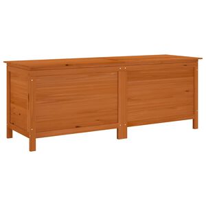 vidaXL Skrzynia ogrodowa, brąz, 150x50x56,5 cm, lite drewno jodłowe