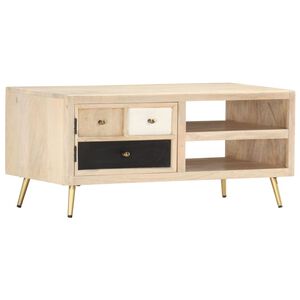 vidaXL Stolik kawowy, 90 x 45 x 40 cm, lite drewno mango