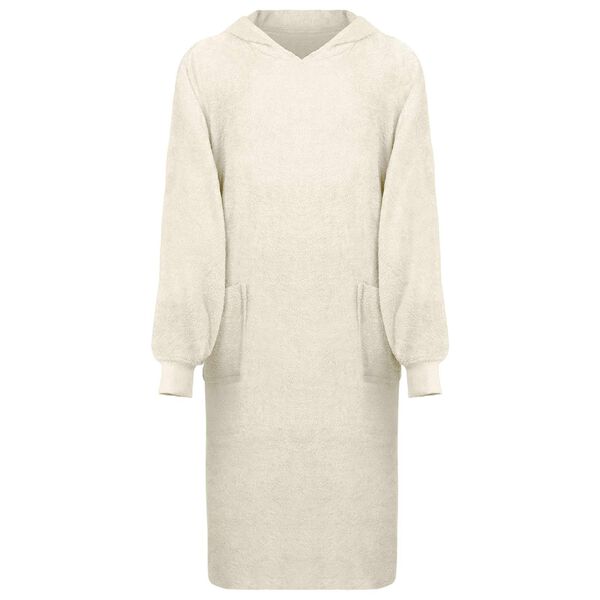 vidaXL Bluza-koc KINN Kremowy XL bawełna