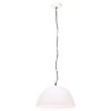 vidaXL Industrialna lampa wisząca, 25 W, biała, okrągła, 41 cm, E27
