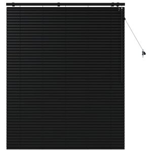 vidaXL Żaluzja wenecka Czarny 125 x 160 cm 35 mm