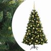 vidaXL Sztuczna choinka z bombką 120 cm 150 LED Ciepła biel